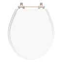 Ver imagem 1 de Assento Sanitário em MDF Carina Branco para bacia Ideal Standard