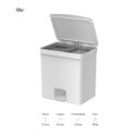 Ver imagem 5 de Lixeira de Pedal Trium 20 Litros com Duplo Compartimento ou