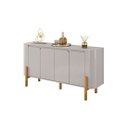 Ver imagem 2 de Aparador Buffet Imbassaí Off White – Bechara Móveis