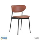 Ver imagem 2 de Kit 2 Cadeiras Agatha Pu Marrom e Pu Cinza - Rivatti