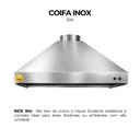 Ver imagem 2 de Kit Churrasqueira Gourmet 3 Águas Inox 304 80cm + Suporte Manual