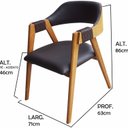 Ver imagem 4 de Conjunto Sala de Jantar 79cm X 2,60cm 8 Cadeiras