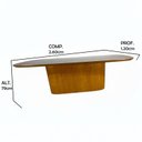 Ver imagem 3 de Conjunto Sala de Jantar 79cm X 2,60cm 8 Cadeiras