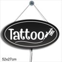 Ver imagem 1 de Display Luminoso Letreiro Led Oval 52x27cm Tattoo Tatuagem