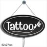 Display Luminoso Letreiro LED Oval 52x27cm Tattoo Tatuagem - 1