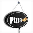 Ver imagem 2 de Display Luminoso Letreiro Led Oval 52x27cm Pizza