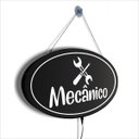 Ver imagem 2 de Display Luminoso Letreiro Led Oval 52x27cm Mecânico Carro Caminhão