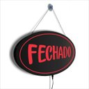 Ver imagem 2 de Display Luminoso Letreiro LED Oval 52x27cm FECHADO