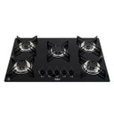 Ver imagem 1 de Cooktop 5 Bocas Askoi Preto à Gás GLP Superautomático