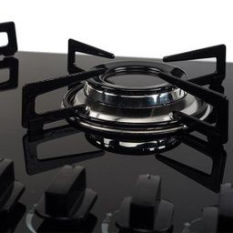 Cooktop 5 Bocas Askoi Preto à Gás GLP Superautomático - 3