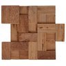 Kit 6 Placas Mosaico De Madeira Angelim 30x30 - 1