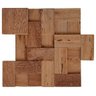 Mosaico de Madeira Angelim 30x30 - Revestimentos Decoração Parede - 4