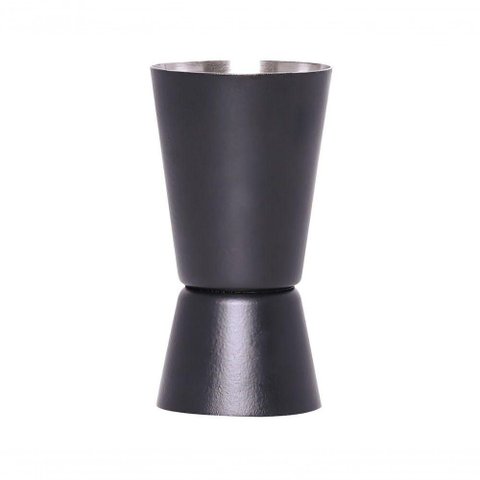 Dosador Duplo Inox Black 50ml - 25ml Mimo Style Ac1848x
