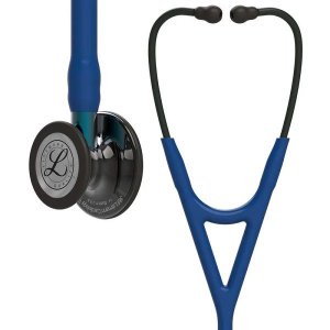 Estetoscopio 3m Littmann Cardiology Iv 6202 Azul com Espelhado e Conector Azul