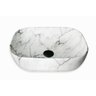 Cuba Apoio Evier Grey Marble Banheiro Lavabo Marmorizado - 3