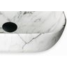 Cuba Apoio Evier Grey Marble Banheiro Lavabo Marmorizado - 2