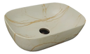 Ver imagem 4 de Cuba Apoio Evier Ivory Marble Banheiro Lavabo Marmorizado