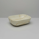 Ver imagem 3 de Cuba Apoio Evier Ivory Marble Banheiro Lavabo Marmorizado