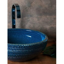 Cuba de Apoio Evier Art Blue 41x15 Hand Made - 2