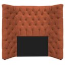 Ver imagem 6 de Kit Cabeceira e Calçadeira Baú Solteiro Everest P02 90cm para Cama Box Suede Terracota