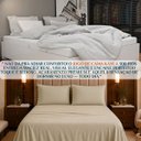 Ver imagem 3 de Conjunto Cama Casal Queen Size Kayla 04 Pç Bordado 300 Fios:Caqui