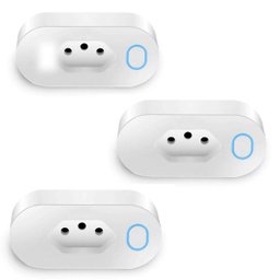 Kit Interruptor Wifi Tomada Inteligente Automação 3 unidades - 1