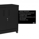 Ver imagem 3 de Armário de Aço Baixo Preto - Ultra Móveis