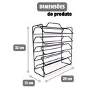 Ver imagem 2 de Porta Cápsulas de Café Dolce Gusto 50 Unidades Suporte Reforçado Preto Organizador Suporte Bancada