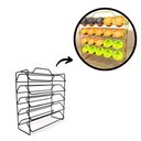 Ver imagem 4 de Porta Cápsulas de Café Dolce Gusto 50 Unidades Suporte Reforçado Preto Organizador Suporte Bancada