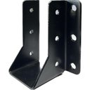Ver imagem 4 de Kit 04 Pç - Suporte Viga Parede Pergolado Madeiramento Prático 5cmx10cm