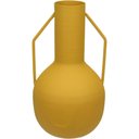 Ver imagem 1 de Vaso Decorativo Enfeite Casa Aparador Garrafa Home&co Metal 20x11x11cm Amarelo