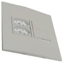 Ver imagem 1 de Caixa Versatil Sobrepor Branco - 4x4" 2 Tomadas 2p+t 20 A+2 Interruptor Simples juntas