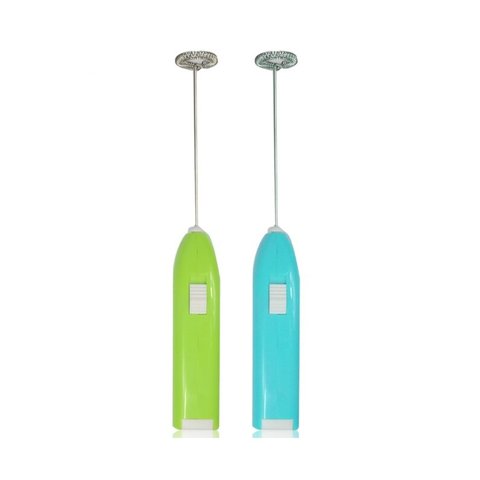 Batedor Elétrico Walfos, Agitador com Cabo Pequeno para Café, Leite, Bebidas, Várias Cores