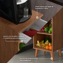 Ver imagem 3 de Balcão com Fruteira Gaveta Base para Bebedouro Fenix Pr:canelato