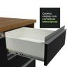 Armário de Cozinha Completa 260cm Rustic/Preto Glamy Madesa 03 - 9