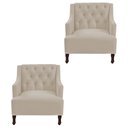 Ver imagem 1 de Kit 02 Poltronas Genesis Bege