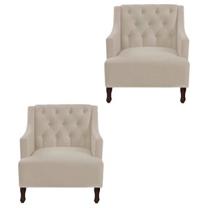 Kit 02 Poltronas Genesis Bege