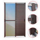 Ver imagem 3 de Porta Correr Venez. 3F.Móv.210 x 120 Elite c/Fecho Autom V.Ref.Mix Corten Brimak