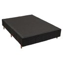 Ver imagem 6 de Cama Box Solteiro: Colchão Ortopédico Polar D28/EP Anatômico Orthoface + Base CRC Rústico Black(88x1