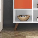 Ver imagem 2 de Nicho Organizador Retro Branco com 3 Gavetas Coloridas 108 x 92,5cm - FdECOR