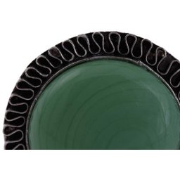 PUXADOR PORTA CERAMICA VERDE 3X3X2CM – VÊNUS VICTRIX - 2