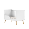 Berço Retro Back Branco/ Carvalho - 2