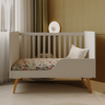 Berço Retro Back Branco/ Carvalho - 5