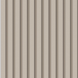 Papel de Parede Madeira Ripada Bege Claro Lavável 3m Decorativo - 1