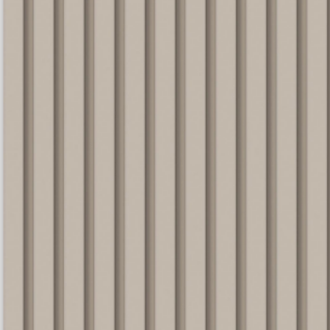 Papel de Parede Madeira Ripada Bege Claro Lavável 3m Decorativo