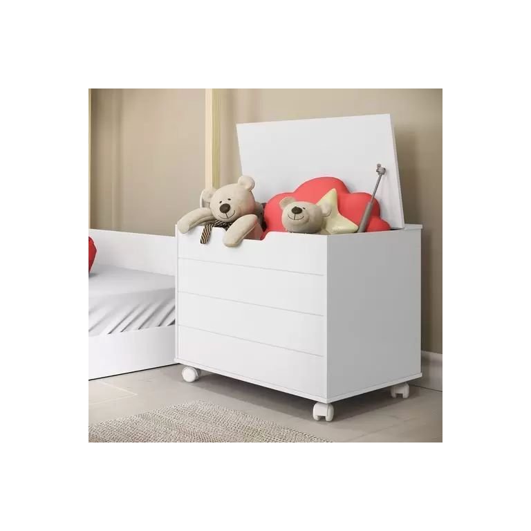 Baú Toy - Branco Soft - Matic Móveis