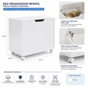 Ver imagem 5 de Baú Toy - Branco Soft - Matic Móveis