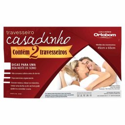 Kit Travesseiro Casadinho 02 Peças com Fibra Siliconizada - Ortobom - 2