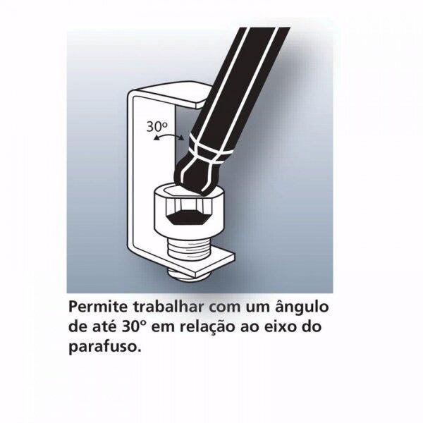 Chave Hexagonal Ponta Abaulada 5mm Tramontina - 3