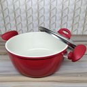 Ver imagem 7 de Jogo de Panelas Meridional Montenegro 5pcs Vermelho Alumínio Revest Cerâmico
